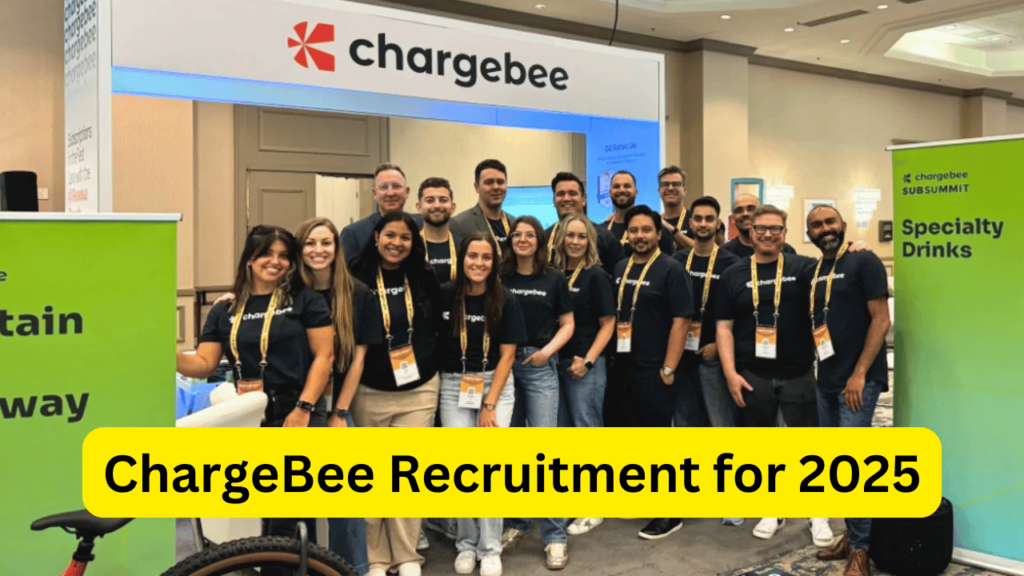 चार्जबी भर्ती 2025 - ChargeBee Recruitment for 2025